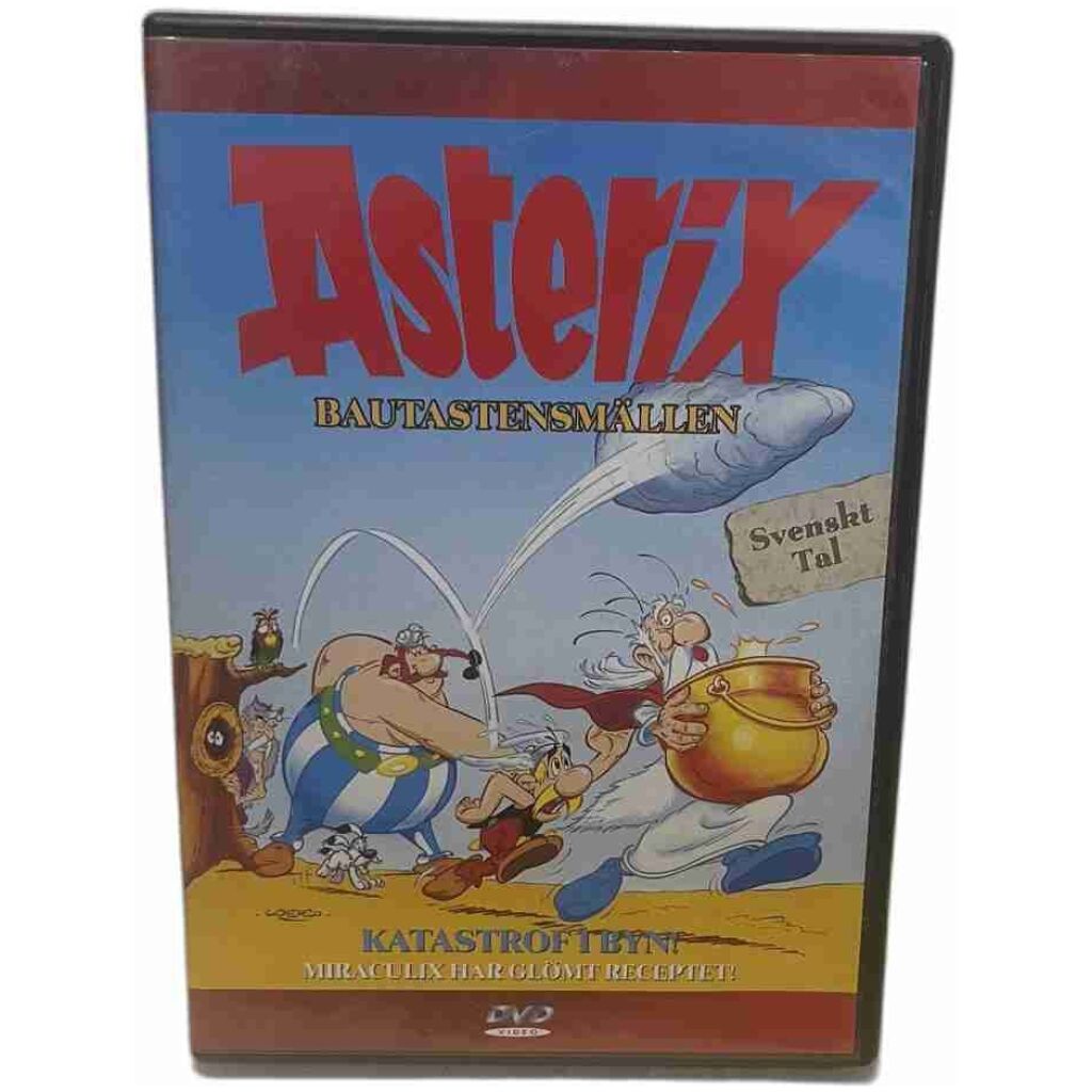 Asterix & Obelix Bautastensmällen DVD tecknad film 76min barntillåten