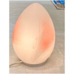 Egglamp / Ägglampa E14 bordslampa Rosdala Glasbruk 24x16cm