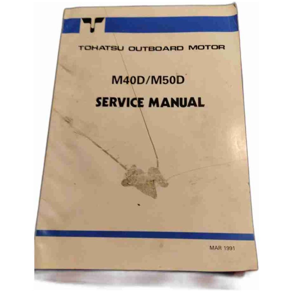 TOHATSU Service manual M40D / M50D