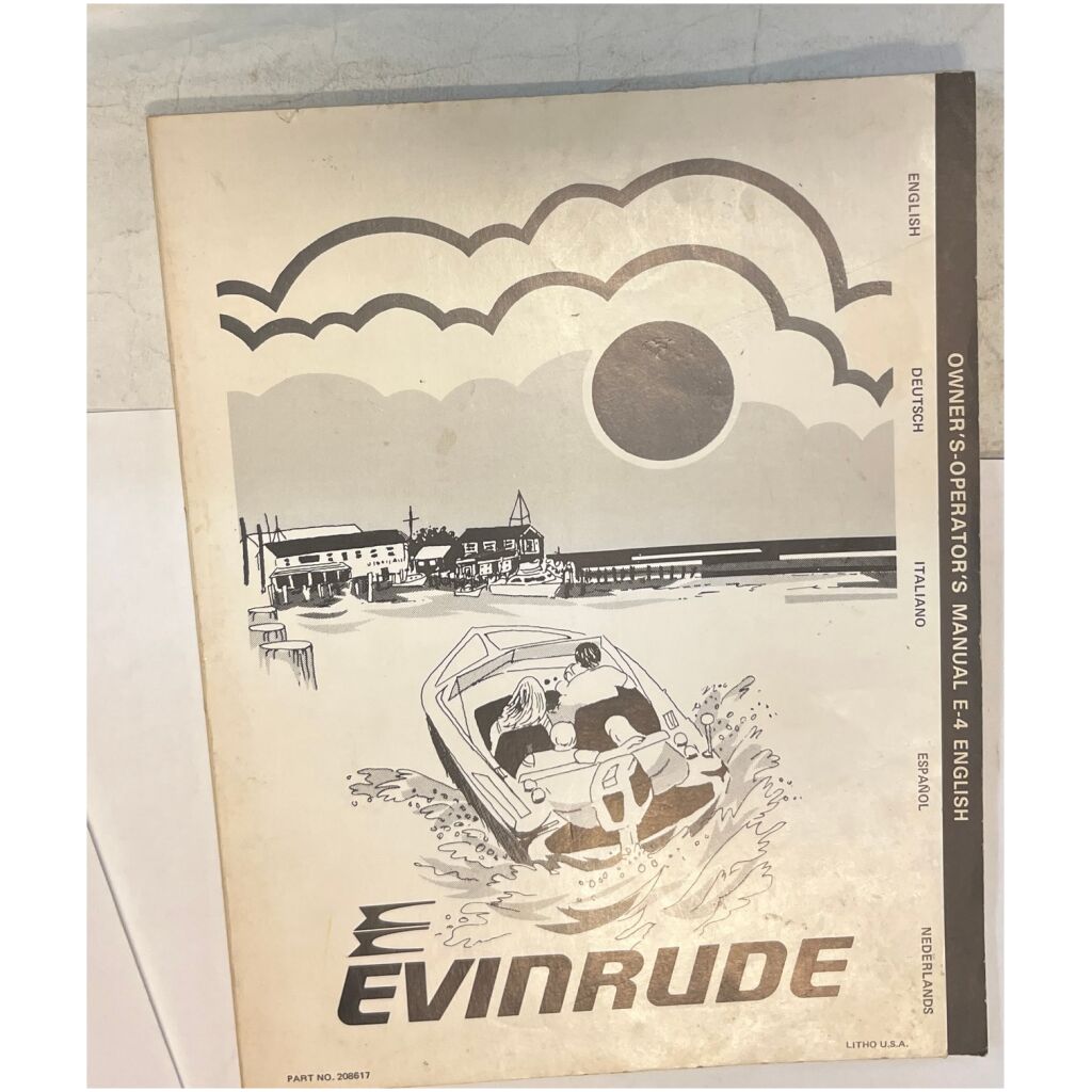1980 Evinrude instruktionsbok 30 sidor