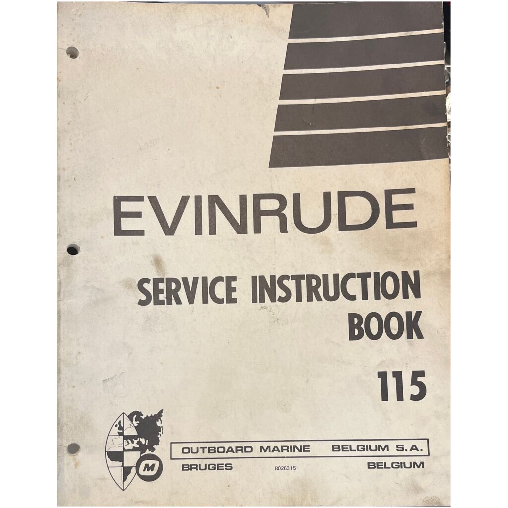 Evinrude utombordare service instruktionsbok 55 sidor