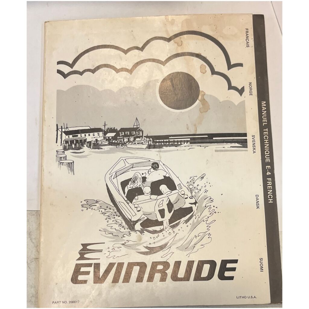 1980 Evinrude instruktionsbok 30 sidor