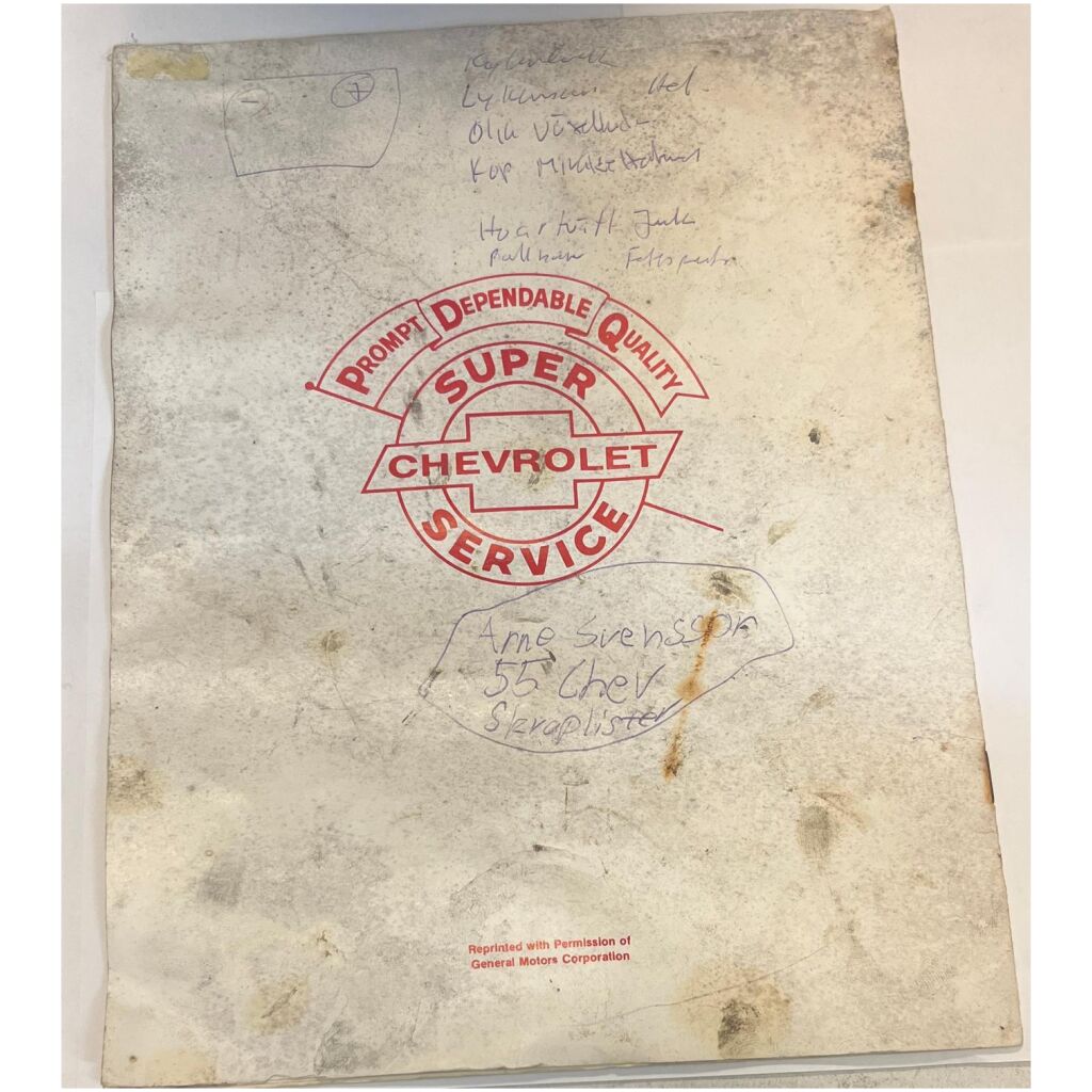 1957 Chevrolet wiring diagrams 6 sidor General Motors Corporation