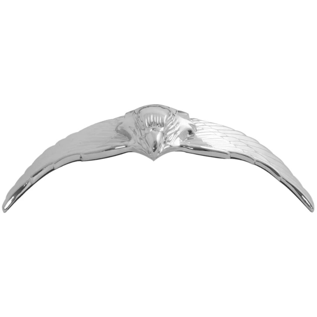 Örn Eagle krom emblem strålkastare 16,6cm x 5cm bred passar mc hd bilar etc