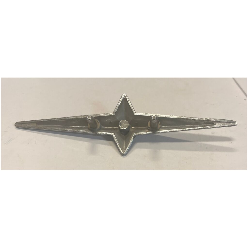 Emblem bakskärm stjärna Pontiac Star Chief 1959 , GM 4776825 begagnad