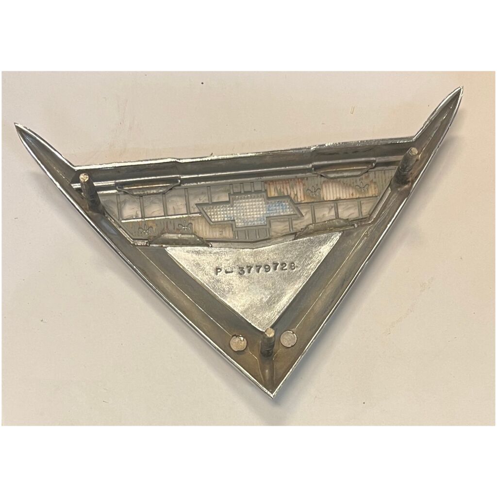 Emblem baklucka 1961 Chevrolet Bel Air Impala 3779728