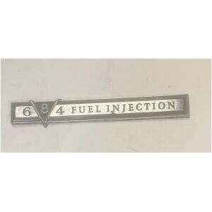 Emblem V8 6 4 fuel injection Cadillac 1980-1981 CAP-0973 begagnad