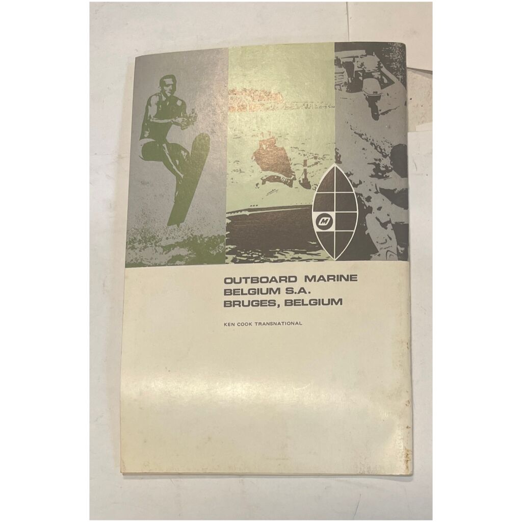 Instruktionsbok Johnson 50-anniversary utombordare eng & franska 35 sidor