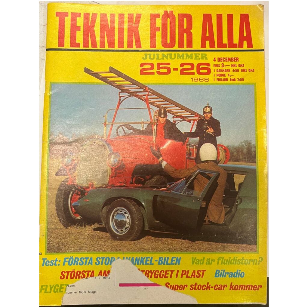 Teknik för alla nr 25-26 1968 64 sidor julnummer begagnad