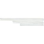 1962 Impala / Full Size 6 Piece White Body Side Molding Set (Without Clips)