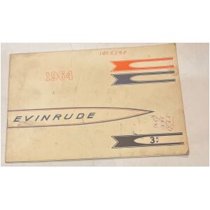 Instruktionsbok Evinrude 1964 utombordare 16 sidor begagnad