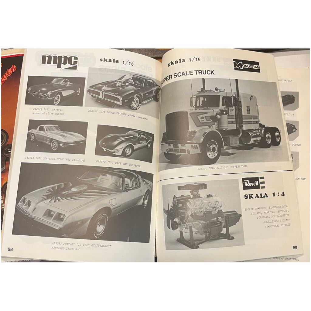 Bilmodeller byggsatser 151 sidor Harambee Hobby katalog nr 3