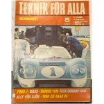Teknik för alla nr 8 1967 52 sidor begagnad
