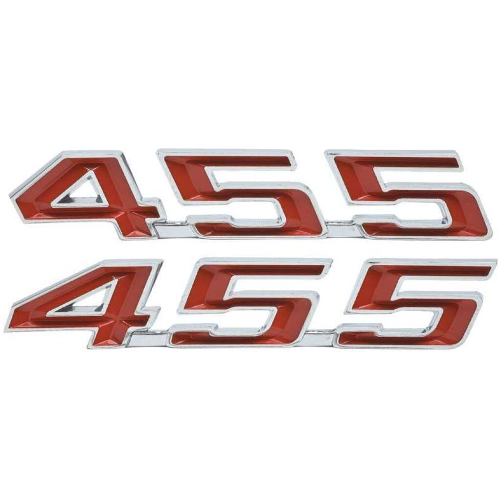 1967-69 Firebird Hood Emblems ; 455 ; Pair
