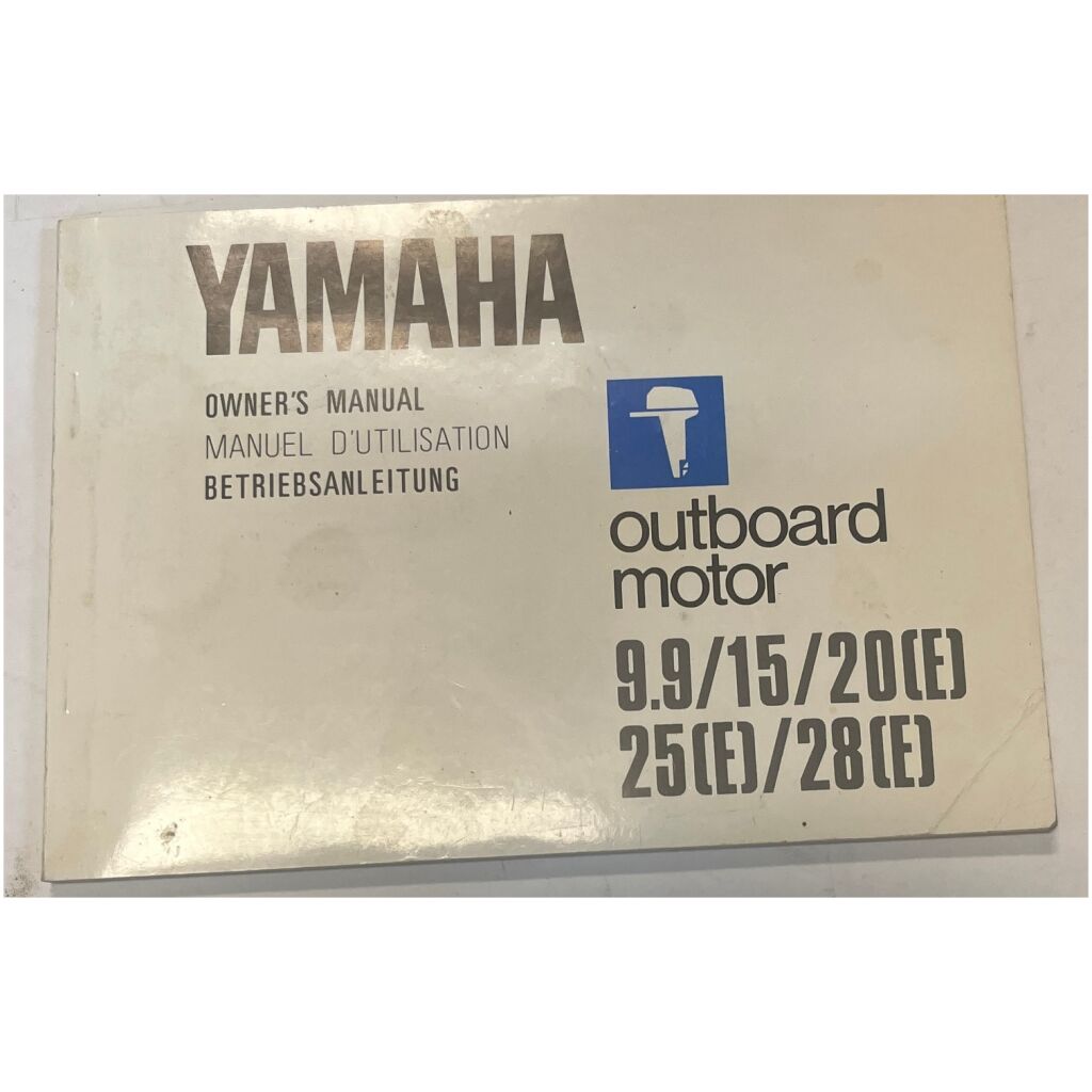 Instruktionsbok Yamaha utombordare eng fransk tysk 88 sidor begagnad