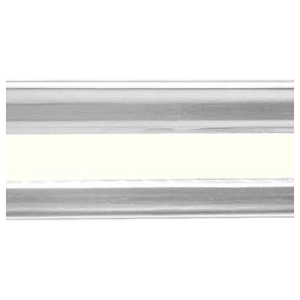 1962 Impala / Full Size 6 Piece White Body Side Molding Set (Without Clips)