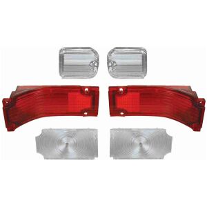 Glas sats Bakljus & Backljus m packningar 1966 Chevelle