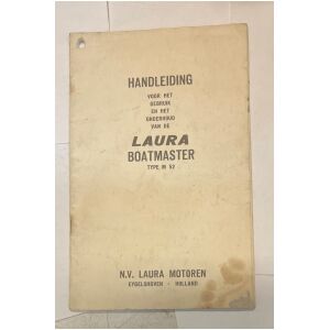 Instruktionsbok Laura M52 utombordare holländska 23 sidor