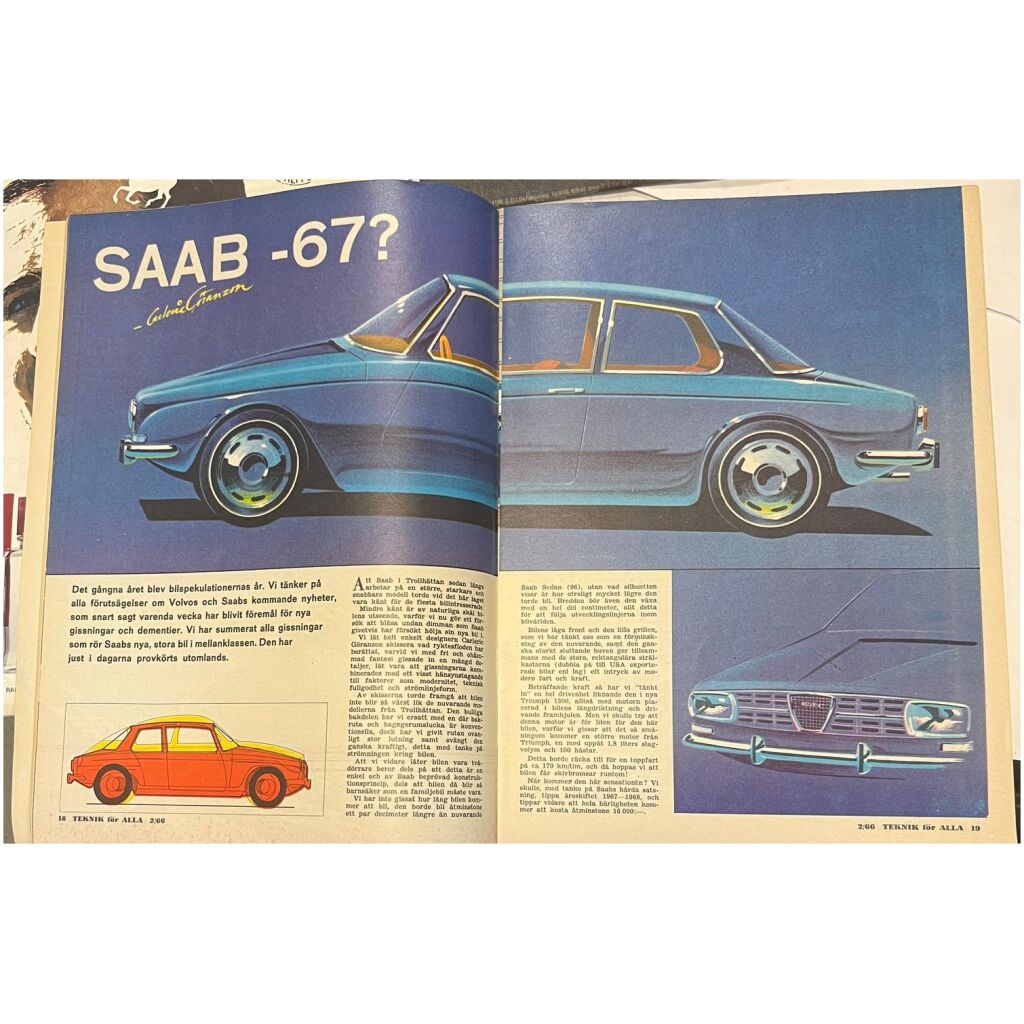 Teknik för alla nr 2 1966 44 sidor begagnad