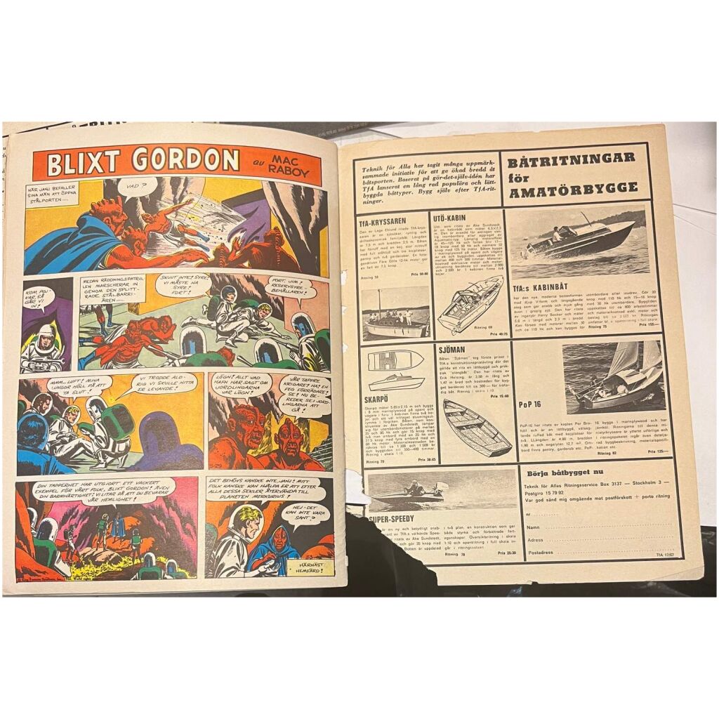 Teknik för alla nr 17 1967 48 sidor begagnad