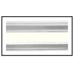 1962 Impala / Full Size 6 Piece White Body Side Molding Set (Without Clips)