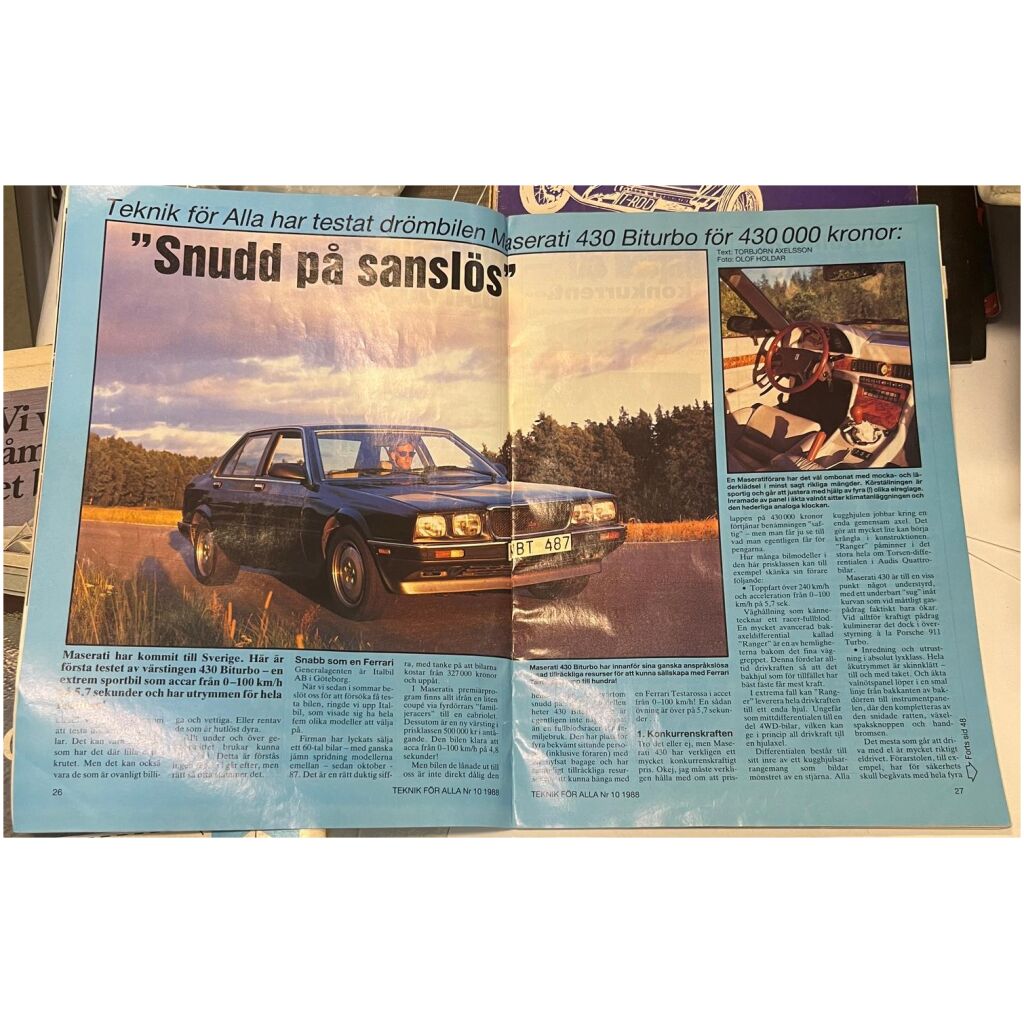 Teknik för alla nr 10 1988 68 sidor begagnad
