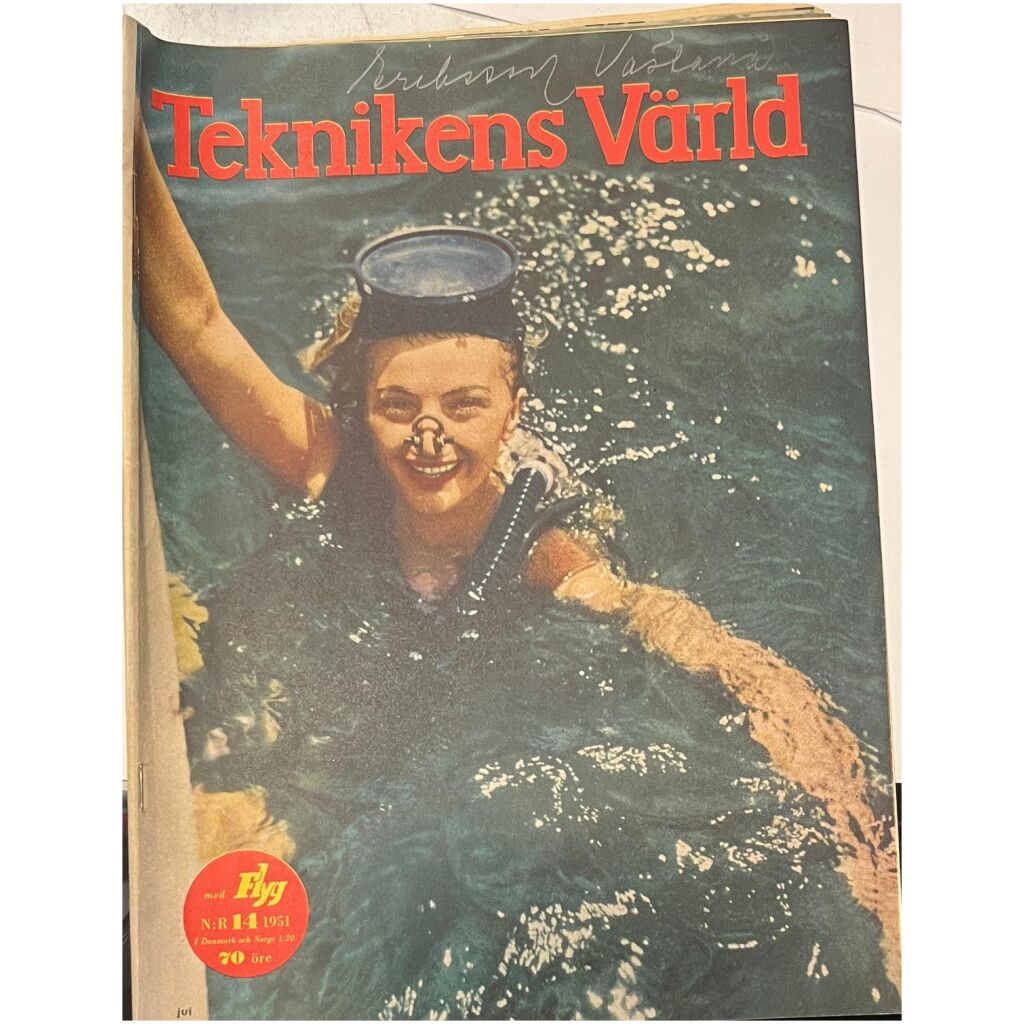 Teknikens Värld nr 14 1951 36 sidor begagnad