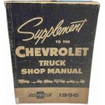 Chevrolet truck shop manual 1956 komplement till instruktionsbok 150 sidor beg