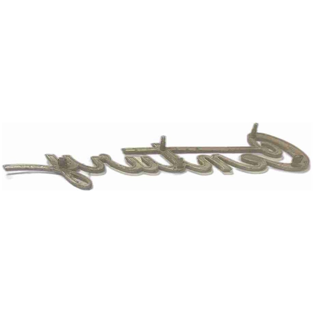 Century script emblem bakdörr Buick Century 1956 , begagnad