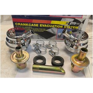 Vevhusventilation ,1 röradapter saknas, i övrigt komplett set, Mr Gasket 6002