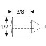 Gummistopp 1/2" 1942-65 2dr 4dr ht cab sedan Cad Buick Chev Olds Pontiac Plym