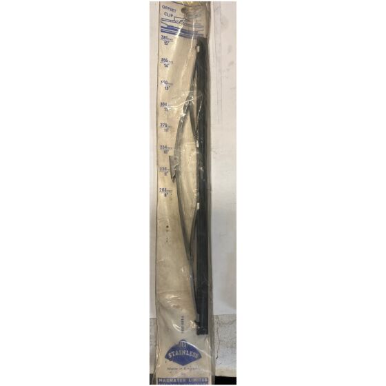 Torkararm med blad 13" 330mm offset clip rostfri Magnatex Y489-B96