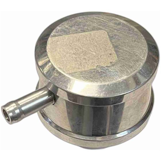 Vevhusventilation aluminium 2,5" x 2,5" Push-In pcv
