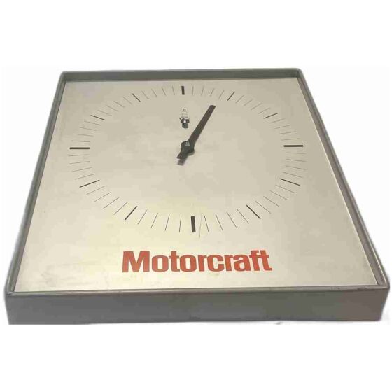 Motorcraft Ford tändstift reklam 35x31x4cm i plast ca 1960-talet