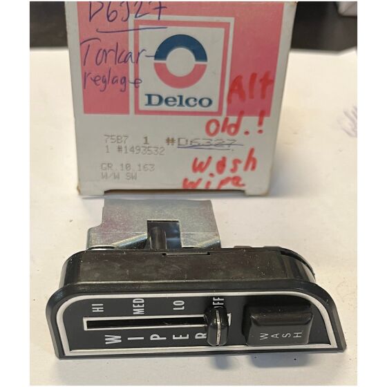 Torkarswitch 1969-1970 Cadillac NOS ACDELCO D6327 1493532