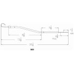 Oljestick och rör Kromad Oldsmobile V8 330-455". MR GASKET 6925