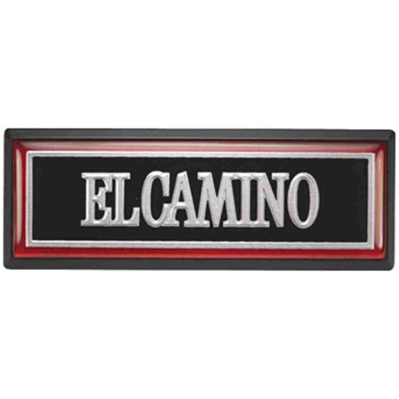 Namnplatta, Dash, 1981-85 El Camino