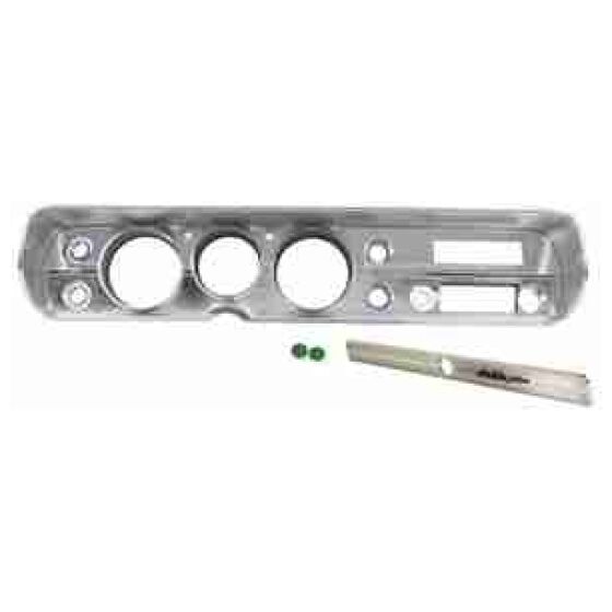Dash Chrome Kit, 1965 Chevelle Malibu w/AC, komplett