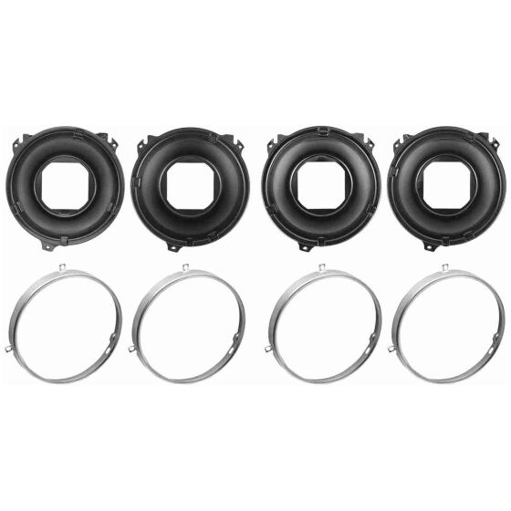 Mounting Bucket & Rings Kit, Headlights, 1961-64 Pontiac