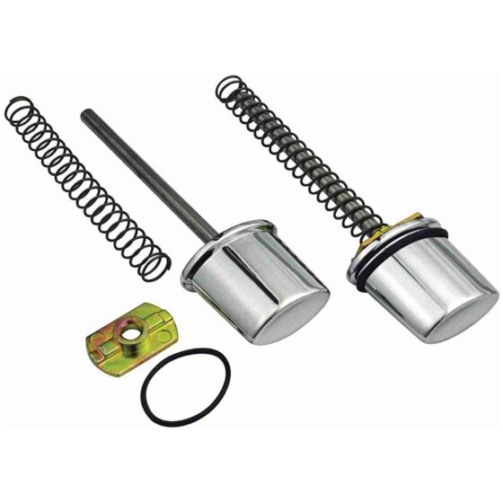 Pushbutton, Set, Door Handle, 1963-72 All Exc. Cadillac