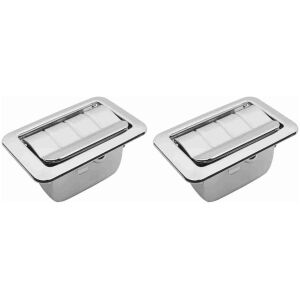 Cover, Ash Tray, 1968-72 Chevrolet, 68-69 Bop, Chrome/Ribbed, 3-1/2 "x 2", par