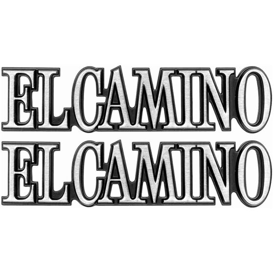 Emblem, kvartpanel, 1978-87 El Camino, par