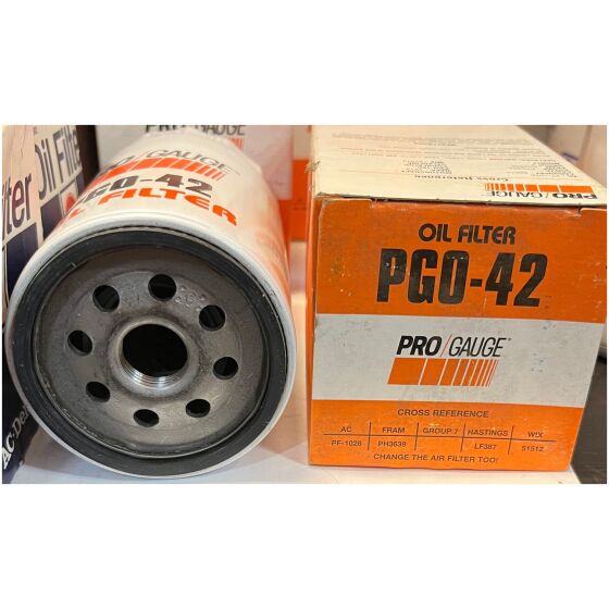 OLJEFILTER NISSAN TOYOTA 1965-89, PRO GAUGE PGO-42
