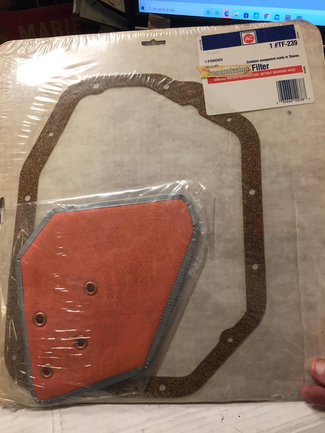 NOS Automatlådefilter MOPAR MITSUBISHI 1982-91 AC DELCO TF-239 TF239 ,12342424