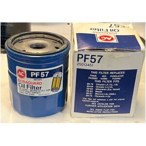 Oljefilter M20x1,5 spin-on ,AC Delco PF57
