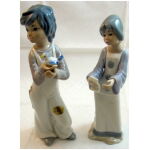 2 st Figuriner Porslin Casades Spain Spanien
