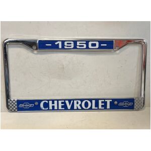 Nummerplåtsram i Kromad metall Chevrolet 1950