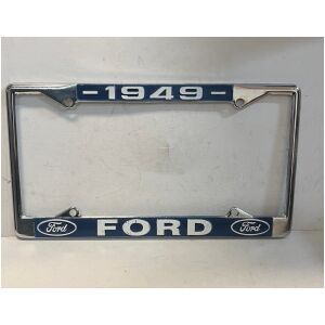 Nummerplåtsram kromad metall 1949 Ford