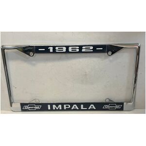 Chrome License Plate Frame For 1962 Chevrolet Impala
