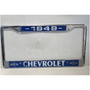 Nummerplåtsram i Kromad metall Chevrolet 1949